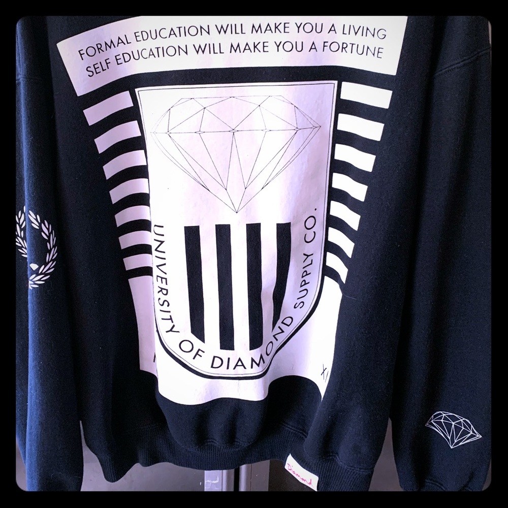 Diamond supply Co. Crew cut sweater